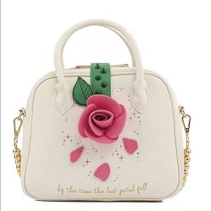 LOUNGEFLY X Disney Beauty And The Beast 30th Anniversary Rose Crossbody Bag
